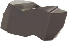 Kennametal - 125A4 GMN Grade KCU25, 3.18mm Cutting Width Carbide Grooving Insert - 0.107" Max Depth of Cut, Neutral, 1/16" Corner Radius, AlTiN Finish - Apex Tool & Supply