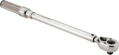 CDI - 1/2" Drive Micrometer Adjustable Torque Wrench - 40 N/m to 200 N/m Torque, 19" OAL, 2 N/m Graduation - Apex Tool & Supply