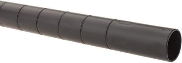 Value Collection - 1-1/2" Wide, 74" High, Open Shelving Accessory/Component - Black Powder Finish, 1-1/2" Deep, Use with NuLine Units - Apex Tool & Supply