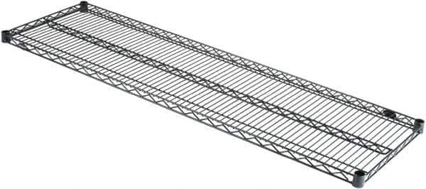 Value Collection - 60" Wide, 1.19" High, Open Shelving Accessory/Component - Black Powder Finish, 18" Deep, Use with NuLine Units - Apex Tool & Supply