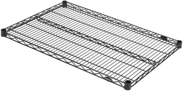 Value Collection - 36" Wide, 1.19" High, Open Shelving Accessory/Component - Black Powder Finish, 24" Deep, Use with NuLine Units - Apex Tool & Supply