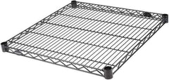 Value Collection - 24" Wide, 1.19" High, Open Shelving Accessory/Component - Black Powder Finish, 24" Deep, Use with NuLine Units - Apex Tool & Supply