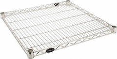 Value Collection - 24" Wide, 1.19" High, Open Shelving Accessory/Component - Stainless Steel Finish, 24" Deep, Use with NuLine Units - Apex Tool & Supply
