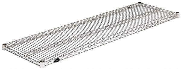 Value Collection - 60" Wide, 1.19" High, Open Shelving Accessory/Component - Stainless Steel Finish, 18" Deep, Use with NuLine Units - Apex Tool & Supply