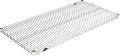 Value Collection - 42" Wide, 1.19" High, Open Shelving Accessory/Component - Zinc Finish, 14" Deep, Use with NuLine Units - Apex Tool & Supply