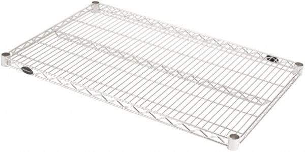 Value Collection - 37" Wide, 1.19" High, Open Shelving Accessory/Component - Stainless Steel Finish, 25" Deep, Use with NuLine Units - Apex Tool & Supply