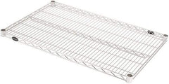 Value Collection - 37" Wide, 1.19" High, Open Shelving Accessory/Component - Stainless Steel Finish, 25" Deep, Use with NuLine Units - Apex Tool & Supply