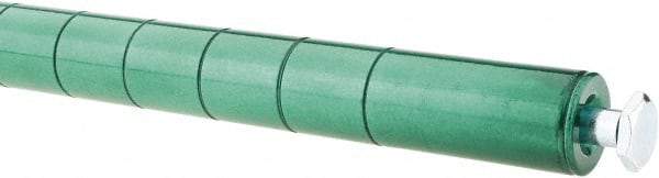 Value Collection - 1-1/2" Wide, 63" High, Open Shelving Accessory/Component - Epoxy Coated Finish, 1-1/2" Deep, Use with NuLine Units - Apex Tool & Supply