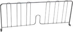 Value Collection - 14" Wide, 8" High, Open Shelving Accessory/Component - Chrome Finish, 1/2" Deep, Use with NuLine Units - Apex Tool & Supply