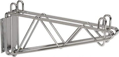 Value Collection - 2-1/2" Wide, 9" High, Open Shelving Mid Wall Bracket - 18" Deep, Use with NuLine Units - Apex Tool & Supply
