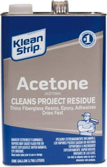 Klean-Strip - 1 Gal Acetone - Comes in Metal Can - Apex Tool & Supply