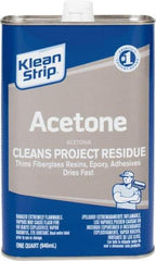 Klean-Strip - 1 Qt Acetone - Comes in Metal Can - Apex Tool & Supply