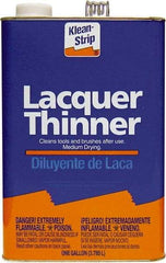 Klean-Strip - 1 Gal Lacquer Thinner - 590 gL VOC Content, Comes in Metal Can - Apex Tool & Supply
