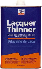 Klean-Strip - 1 Qt Lacquer Thinner SCAQMD - 24 gL VOC Content, Comes in Metal Can - Apex Tool & Supply