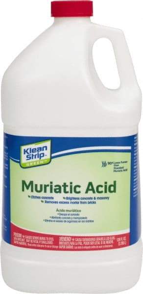 Klean-Strip - 1 Gal Muriatic Acid - 0 gL VOC Content, Comes in Plastic Can - Apex Tool & Supply