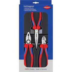 Knipex - Plier Sets Set Type: Assortment Number of Pieces: 3 - Apex Tool & Supply