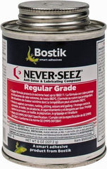 Bostik - 8 oz Can Extreme Pressure Anti-Seize Lubricant - Copper, -297 to 1,800°F, Silver Gray, Water Resistant - Apex Tool & Supply