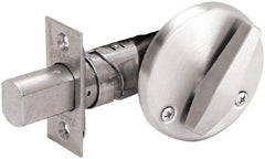 Falcon - 1-3/8 to 1-3/4" Door Thickness, Satin Chrome Finish, Keyless / Outside Rose Deadbolt - Apex Tool & Supply