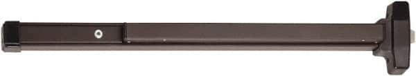 Falcon - 29-1/4 to 36" Wide Door Range, Duranodic Bronze Finish Medium Duty Rim Push Bar - 2-1/2 Projection - Apex Tool & Supply