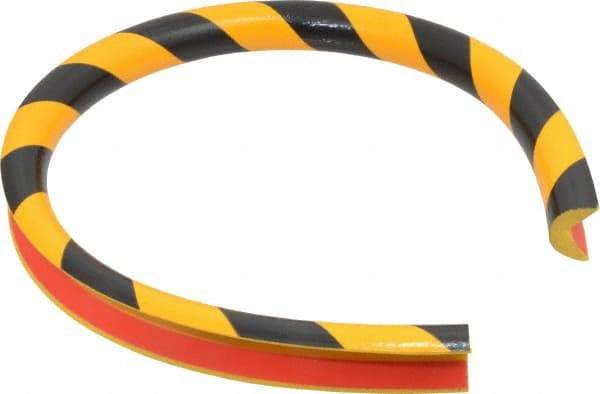 PRO-SAFE - Flexible Polyurethane Foam Type A Corner Guard - Yellow/Black - Apex Tool & Supply