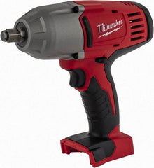 Milwaukee Tool - 1/2" Drive 18 Volt Pistol Grip Cordless Impact Wrench & Ratchet - 0 to 1,900 RPM, 0 to 2,200 BPM, 450 Ft/Lb Torque, Lithium-Ion Batteries Not Included - Apex Tool & Supply
