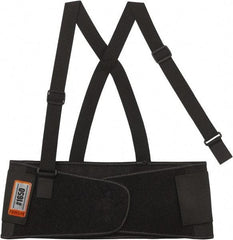 Ergodyne - Size XS, Hook & Loop, Elastic Belt - 20 to 25" Waist, 7-1/2" Wide, Detachable Strap, Black - Apex Tool & Supply