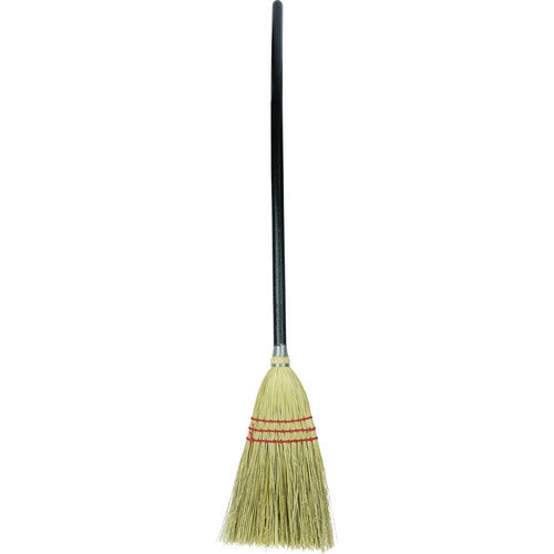 Lobby Broom, Corn and Fiber Fill, 40″ Overall Length - Apex Tool & Supply