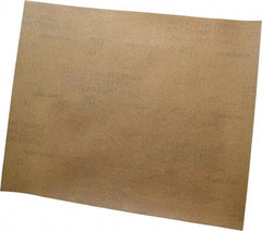 Norton - 120 Grit, Garnet Sanding Sheet - 11" Long x 9" Wide, Fine Grade, A Weighted Paper Backing - Apex Tool & Supply