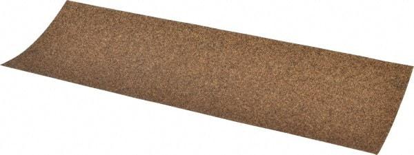 Norton - 60 Grit, Aluminum Oxide Sanding Sheet - 9" Long x 3-2/3" Wide, Medium Grade, D Weighted Paper Backing - Apex Tool & Supply