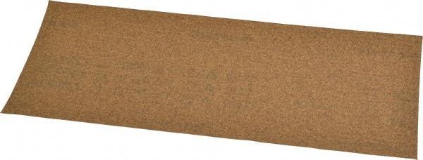 Norton - 100 Grit, Aluminum Oxide Sanding Sheet - 9" Long x 3-2/3" Wide, Fine Grade, C Weighted Paper Backing - Apex Tool & Supply