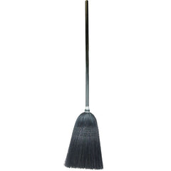 Light Industrial Upright Broom, 100 Percent Black Corn Fill, 56″ Overall Length - Apex Tool & Supply