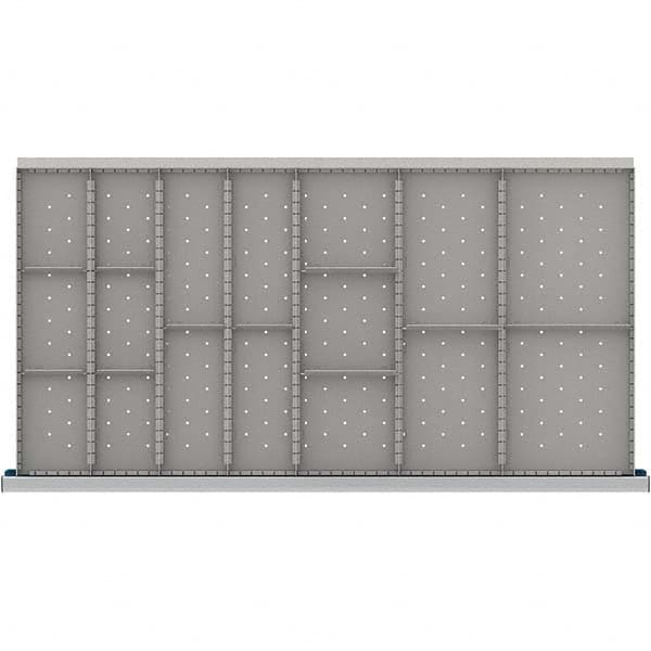 LISTA - 17-Compartment Drawer Divider Layout for 3.15" High Drawers - Apex Tool & Supply