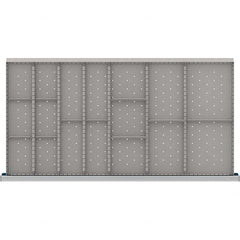 LISTA - 17-Compartment Drawer Divider Layout for 3.15" High Drawers - Apex Tool & Supply