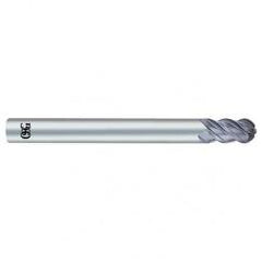 1/8" Dia. - 1-3/4" OAL - Diamond CBD - Ball End SE EM - 4 FL - Apex Tool & Supply
