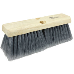 10″ Bus Brush, Flagged Silver Grey Polystyrene Fill - Apex Tool & Supply