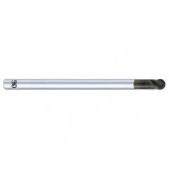 1/4" Dia. - 4" OAL - Carbide - Ball End HP End Mill-4 FL - Apex Tool & Supply