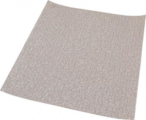 Norton - 120 Grit, Aluminum Oxide Sanding Sheet - 11" Long x 9" Wide, Fine Grade, B Weighted Paper Backing - Apex Tool & Supply