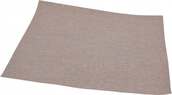 Norton - 240 Grit, Aluminum Oxide Sanding Sheet - 11" Long x 9" Wide, Very Fine Grade, B Weighted Paper Backing - Apex Tool & Supply