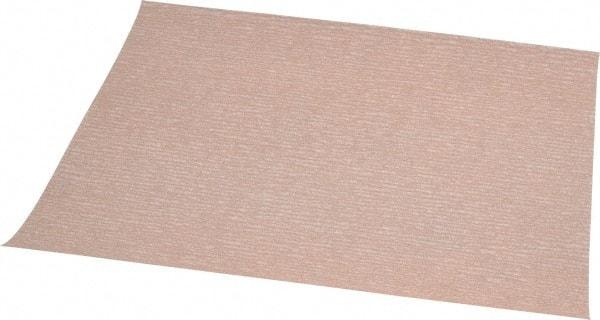 Norton - 320 Grit, Aluminum Oxide Sanding Sheet - 11" Long x 9" Wide, Extra Fine Grade, B Weighted Paper Backing - Apex Tool & Supply