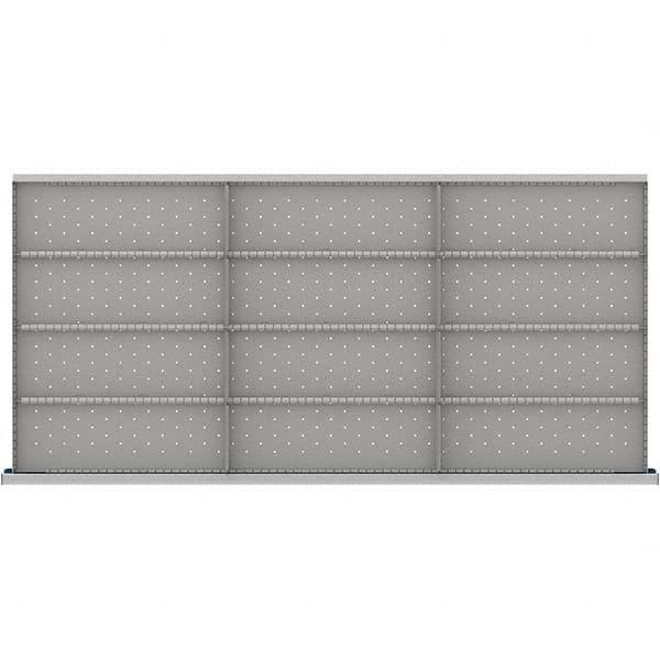 LISTA - 12-Compartment Drawer Divider Layout for 3.15" High Drawers - Apex Tool & Supply