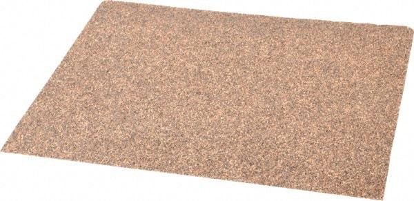 Norton - 36 Grit, Aluminum Oxide Sanding Sheet - 11" Long x 9" Wide, Very Coarse Grade, D Weighted Paper Backing - Apex Tool & Supply