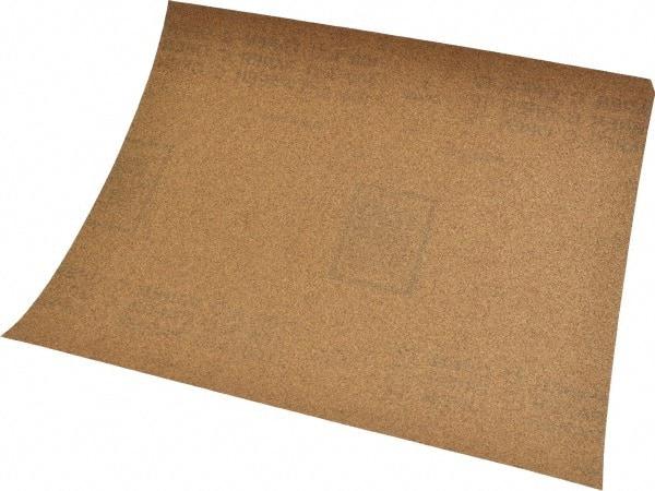 Norton - 100 Grit, Aluminum Oxide Sanding Sheet - 11" Long x 9" Wide, Fine Grade, C Weighted Paper Backing - Apex Tool & Supply