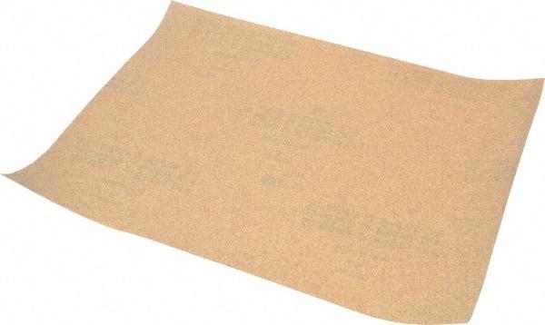 Norton - 120 Grit, Aluminum Oxide Sanding Sheet - 11" Long x 9" Wide, Fine Grade, C Weighted Paper Backing - Apex Tool & Supply