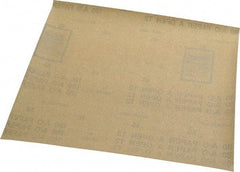 Norton - 180 Grit, Aluminum Oxide Sanding Sheet - 11" Long x 9" Wide, Very Fine Grade, A Weighted Paper Backing - Apex Tool & Supply