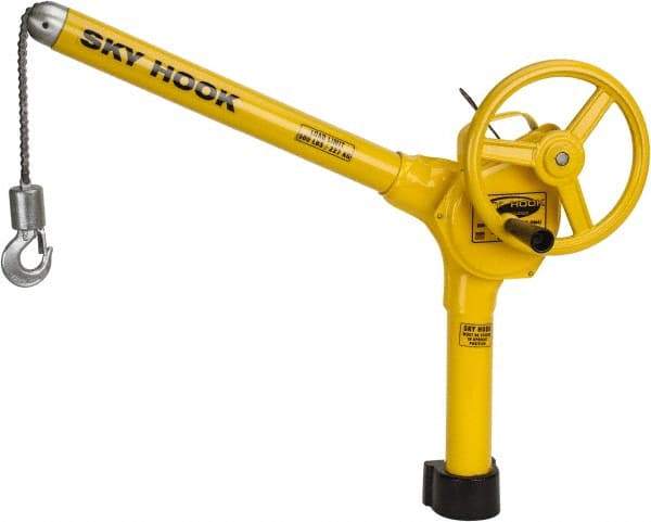 Sky Hook - 500 Lb Load Capacity, Steel Jib Crane - Swing Jib - Apex Tool & Supply