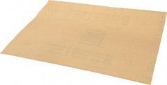 Norton - 220 Grit, Aluminum Oxide Sanding Sheet - 11" Long x 9" Wide, Very Fine Grade, A Weighted Paper Backing - Apex Tool & Supply
