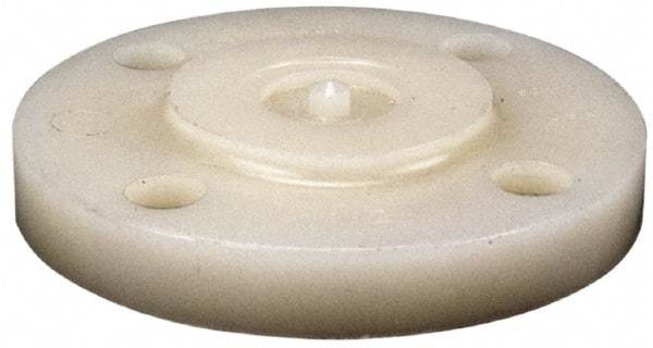NIBCO - 6" Pipe, 11" OD, PVDF Blind Pipe Flange - Schedule 80, Natural - Apex Tool & Supply