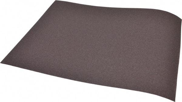 Made in USA - 120 Grit, Aluminum Oxide Sanding Sheet - 11" Long x 9" Wide, Fine Grade, J Weighted Cloth Backing - Apex Tool & Supply