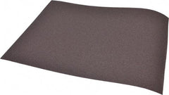 Made in USA - 120 Grit, Aluminum Oxide Sanding Sheet - 11" Long x 9" Wide, Fine Grade, J Weighted Cloth Backing - Apex Tool & Supply