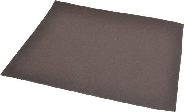 Made in USA - 320 Grit, Aluminum Oxide Sanding Sheet - 11" Long x 9" Wide, Extra Fine Grade, J Weighted Cloth Backing - Apex Tool & Supply